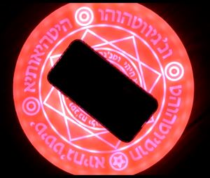 เครื่องชาร์จไร้สายแบบดิสก์ทรงกลม Shining Light