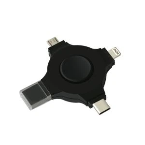 อะแดปเตอร์รูปทรงสปินเนอร์พร้อมขั้วต่อ Lightning Micro TypeC