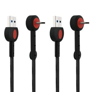 ขายส่งสาย USB โทรศัพท์มือถือ Type C 90 องศา