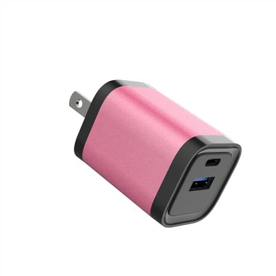 ที่ชาร์จ USB แบบพกพา สีชมพู