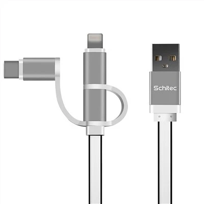 2 in 1 Micro USB To Lightning Cable สำหรับ Apple iPhone 5s